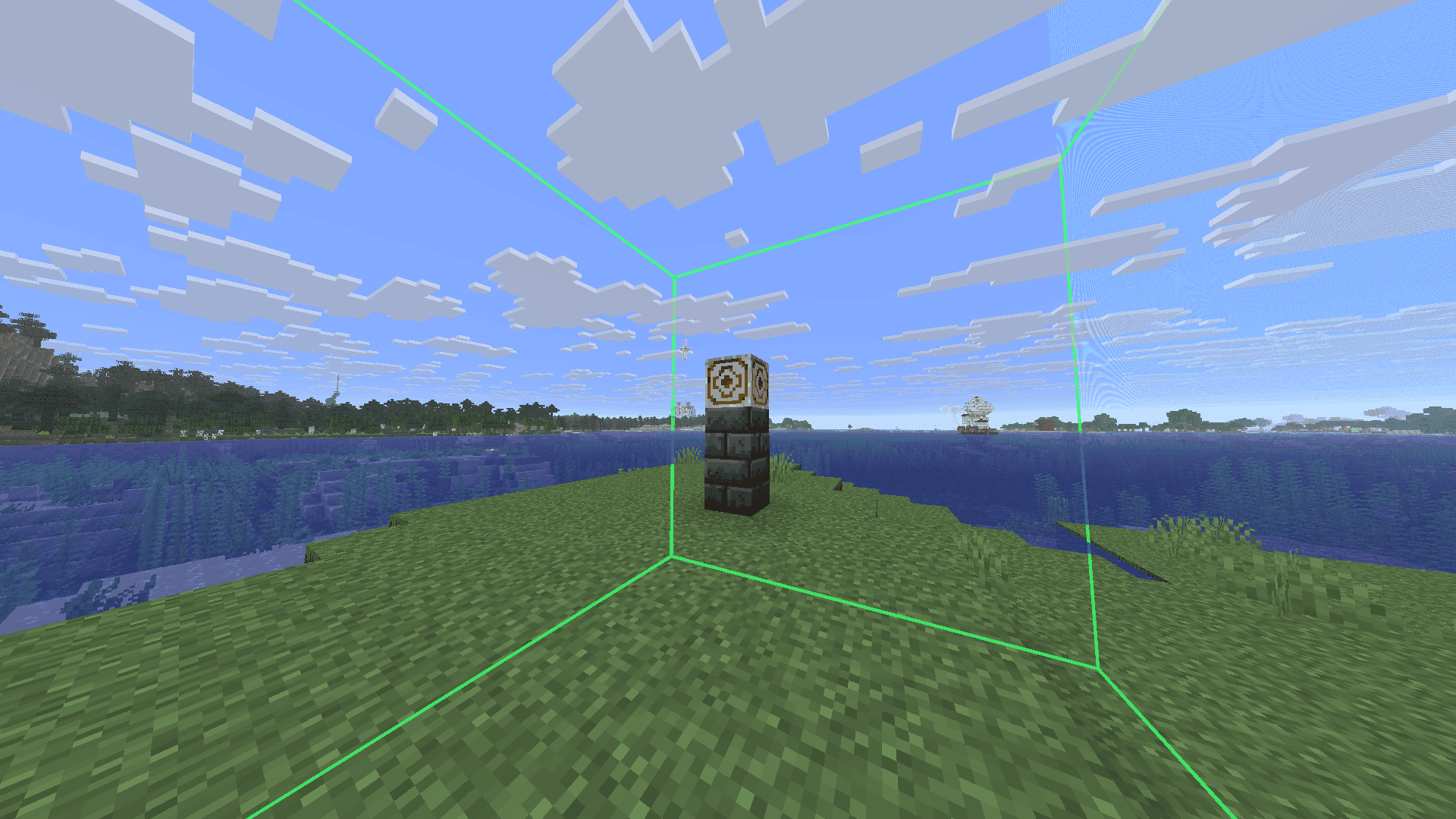 A Landlock Block showing the protected claim border around a base area